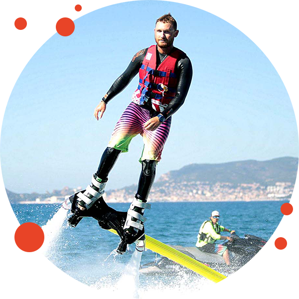 Flyboard - Newgliss Center 83 - Location Jet Ski - top restaurant SAINT-CYR-SUR-MER