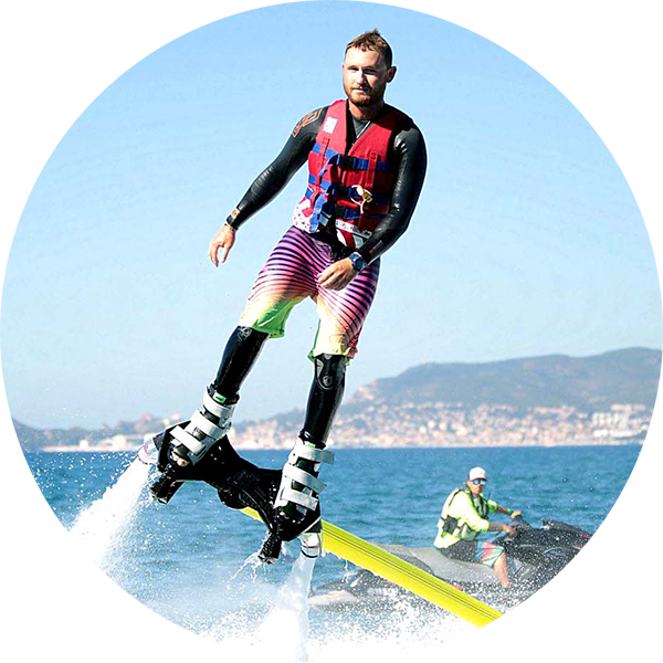 Flyboard - Newgliss Center 83 - Location Jet Ski - restaurant sympa SAINT-CYR-SUR-MER